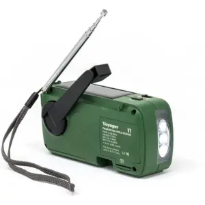 Kaito KA336 Solar Crank Emergency Radio with AM/FM & NOAA Weather Alerts