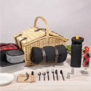 Somerset Complete Insulated Picnic Basket by Picnic Time