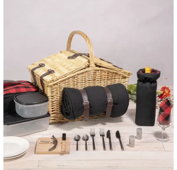 Somerset Complete Insulated Picnic Basket by Picnic Time