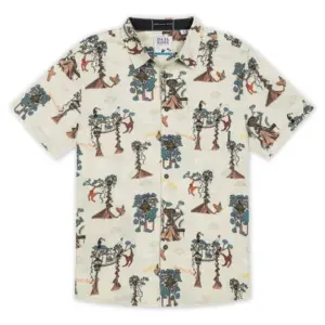 Bajallama Incan Treasures Button Up Shirt - 7-Seas™ Collection