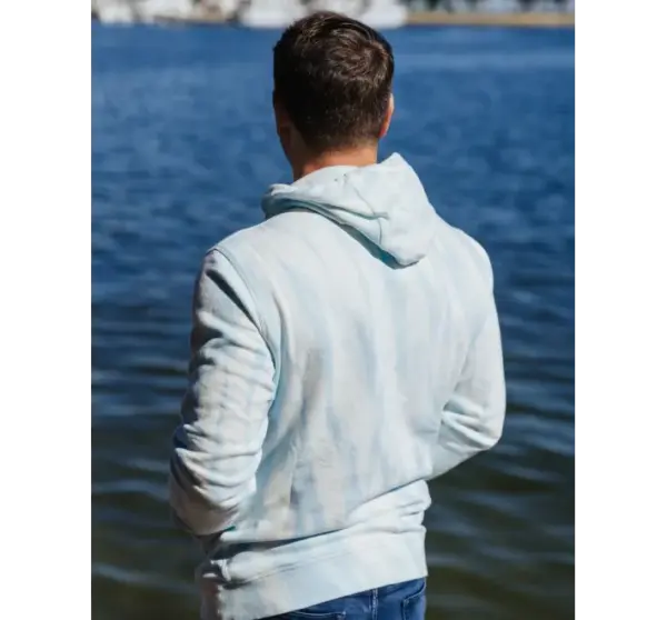 Bajallama Tie Dye Organic Cotton Hoodie - Jellyfish Print - Image 3