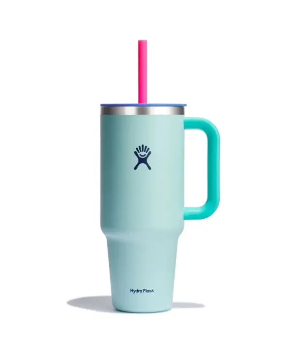 HydroFlask Wide Mouth Water Bottle w/ Flex Straw Lid - USA Ski Snowboard X Hanna Edy Collab - Image 3