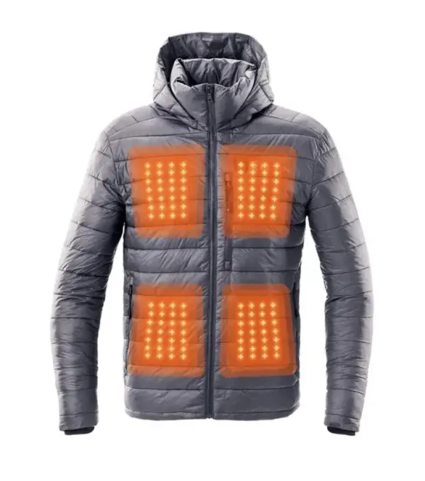 Kelvin Coats Men's Phantom Heated Jacket Gray - Image 3