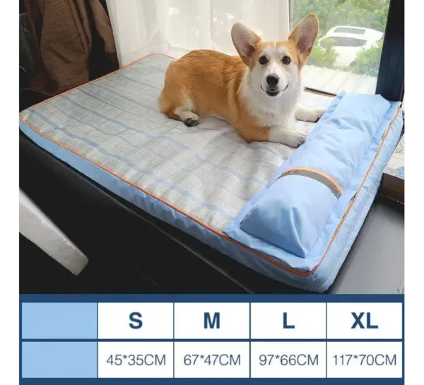 Luxury Dog Bed with Print - Thick Comfortable Pet Mattress by Dog Hugs Cat - Image 3