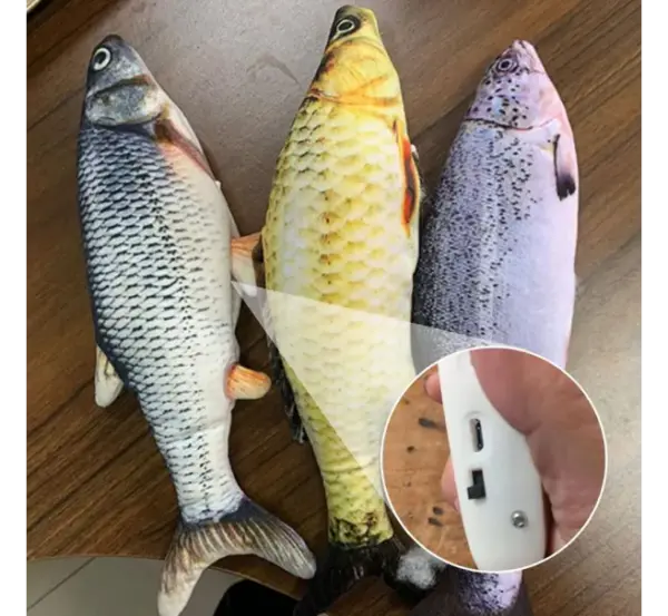 Interactive Cat Toy - Electric Fish Funpal by Dog Hugs Cat for Playful Pets - Image 3