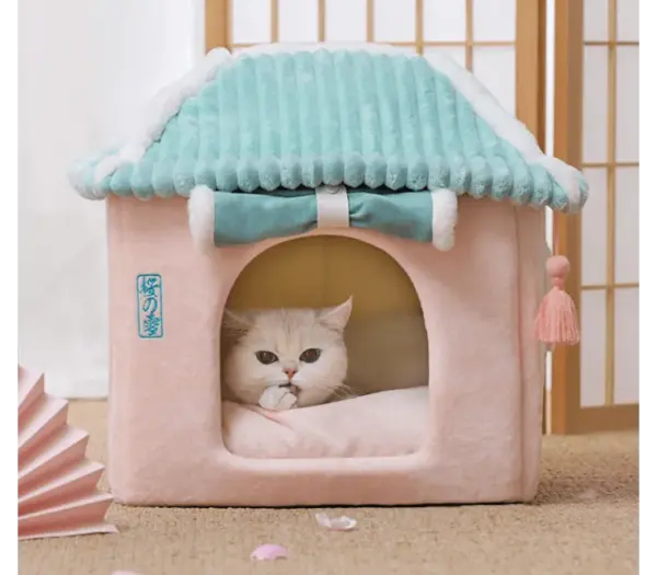 Washable Stackable Pet Bed Waterproof Oxford Fabric Breathable Comfort - Image 3