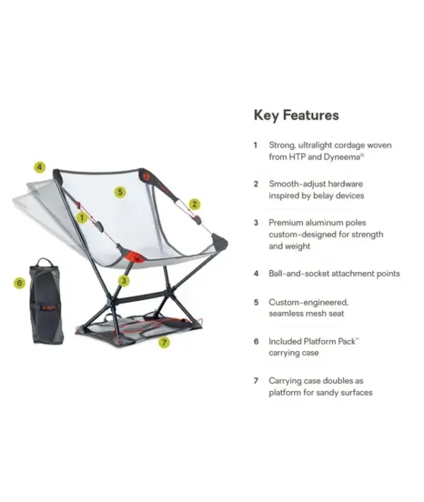 NEMO Moonlite Elite Reclining Camp Chair for Comfortable Outdoor Relaxation - Image 3