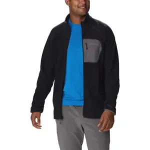 Columbia Men's Water-Resistant Outdoor Track Jacket Full Zip