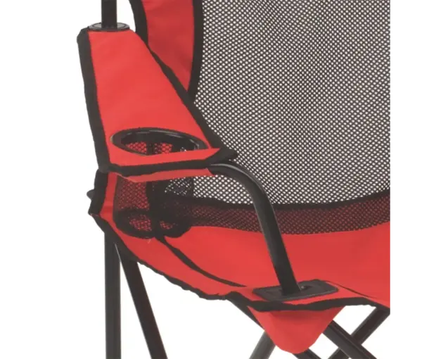 Coleman Mesh Quad Folding Chair with Broadband Support