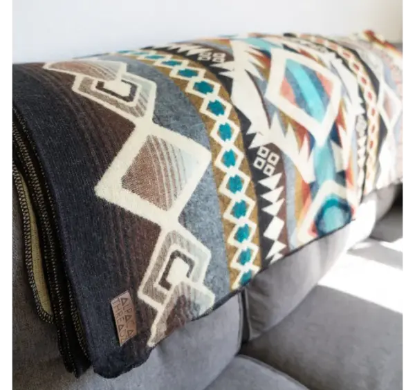 Soft Andean Alpaca Wool Blanket - Handmade Inca Throw by Alpaca Threadz - Image 3