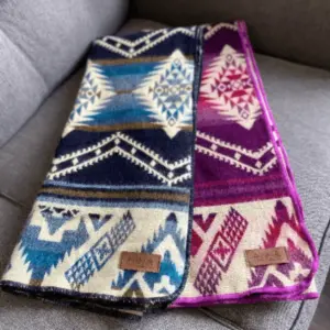 Soft Andean Alpaca Baby Blanket Handmade by Alpaca Threadz