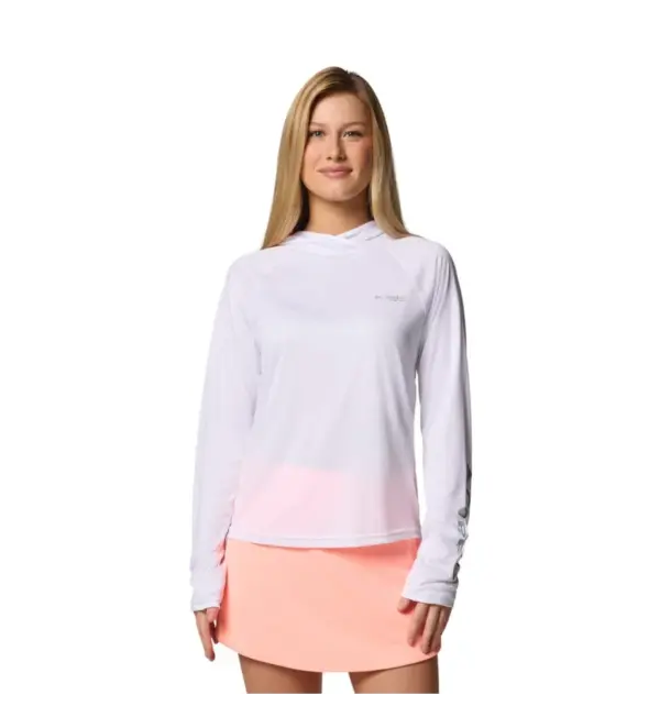 Columbia Womens Tidal Hoodie Tee - Lightweight Pullover with Hood - Image 3