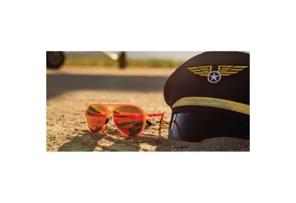 goodr Mach G Polarized Sunglasses - Red-Eye Style Running Shades