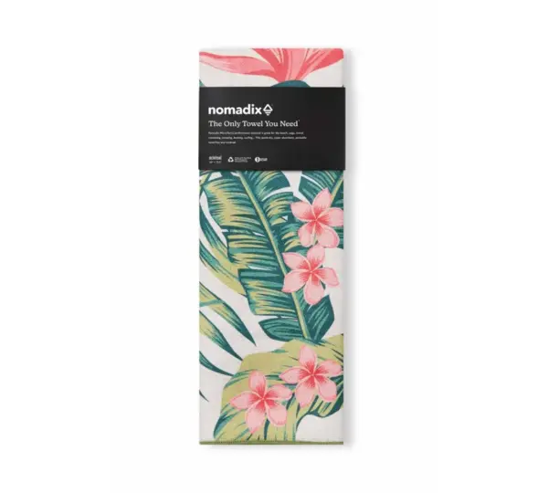 Nomadix Palms Quick-Dry Pink Beach Towel - Image 3