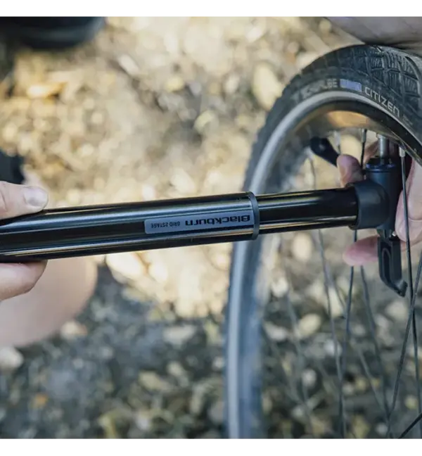 Blackburn Grid Mini Bike Pump - Dual-Action Universal Valve