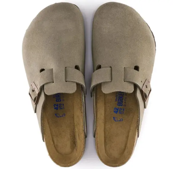 Birkenstock Boston Suede Clogs Comfort Footbed Arch Support - Image 3