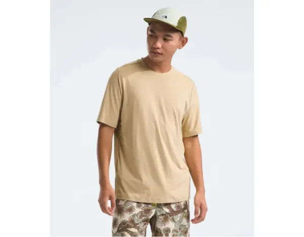 The North Face Men's Short Sleeve Crew T-Shirt - Dune Sky Color