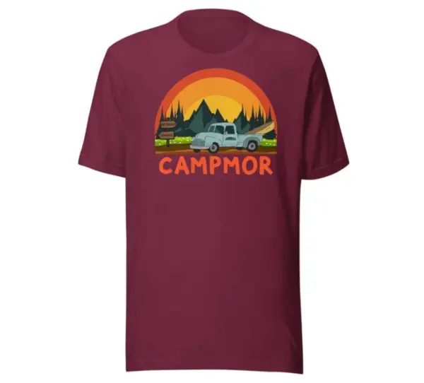 Campmor Rustic Retreat Pickup Truck Graphic Tee - Image 3