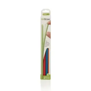Humangear Reusable Silicone Straws - Travel 4-Pack