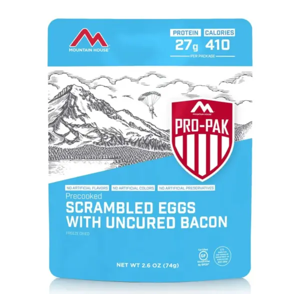 Mountain House Bacon & Eggs Freeze-Dried Camping Meal - ProPak - Image 3