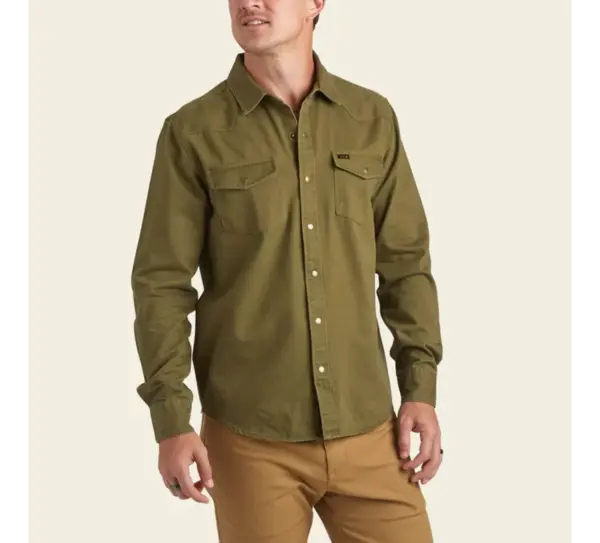Howler Brothers Cypress Work Shirt - Durable Sawhorse Design - Image 3