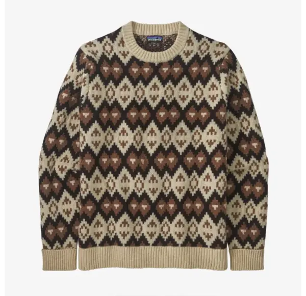 Patagonia Men's Eco-Friendly Recycled Wool Sweater - Image 3