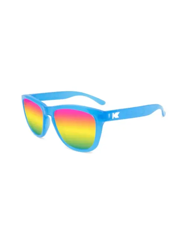 Kids Rainbow Blue Sunglasses - Premium Knockaround Shades for Boys & Girls - Image 4