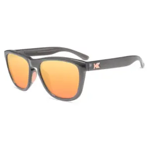 Knockaround Premiums Athletic Sunglasses Durable UV Protection Grey Peach