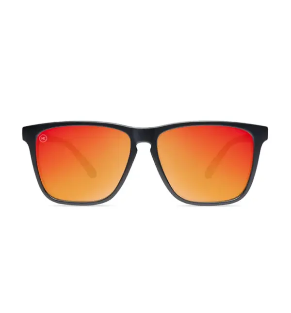 Rose Gold Frame Copper Lens Sunglasses by Knockaround Mount Evans - Image 3