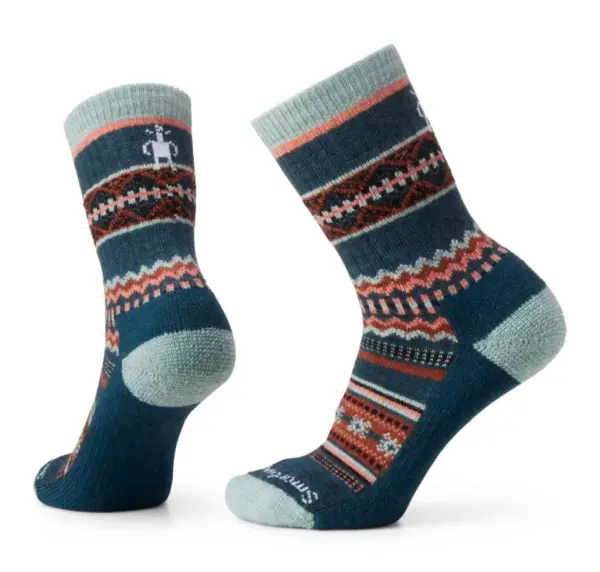 Smartwool Crew Socks for Winter - Warm Everyday Snowed In Sweater Socks