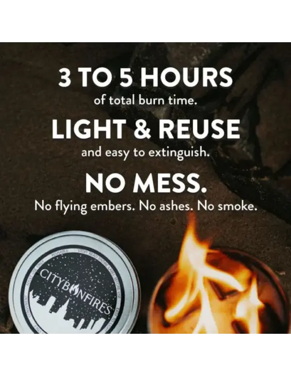 City Bonfires Portable Fire Pit for Backyard & Patio Use - Image 3