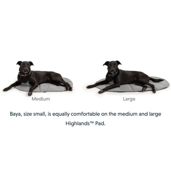 Ruffwear Travel Dog Bed - Portable Highlands Pad - Image 3