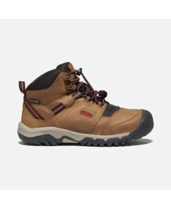 Keen Ridge Flex Mid Waterproof Hiking Boots for Kids - Image 3