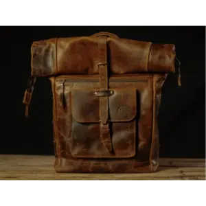 Buffalo Leather Roosevelt Backpack Vintage Gentlemen