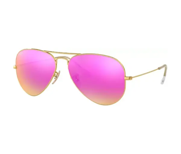 Ray-Ban Aviator Sunglasses - Large Metal Frame Classic Style - Image 4