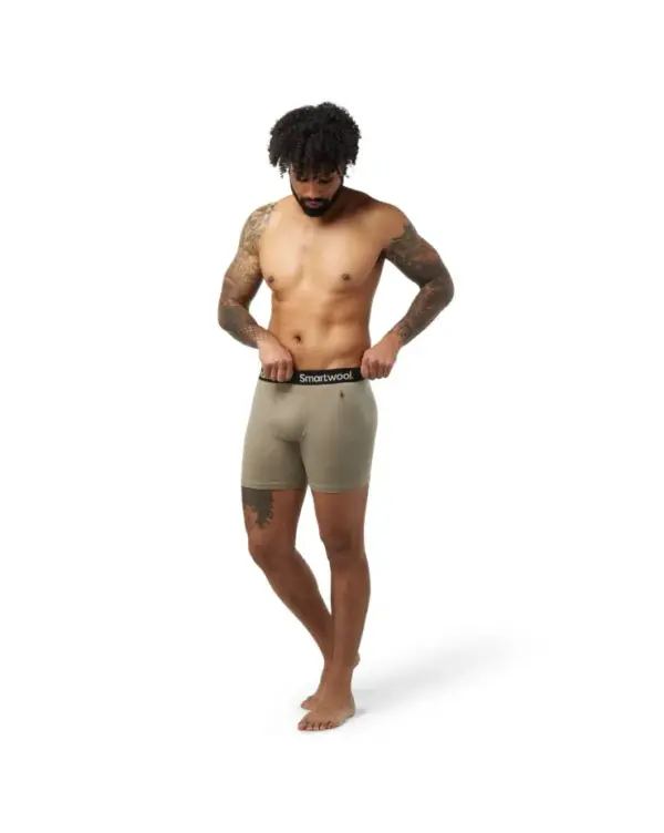 Smartwool Men's Merino Wool Boxer Briefs - Plant-Based Dye Comfort
