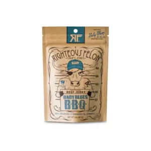 Righteous Felon Mild BBQ Beef Jerky - Smoky & Tender