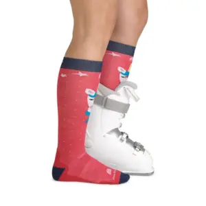 Darn Tough Kids Snow Socks Warm Midweight Cushioned Shin Padding