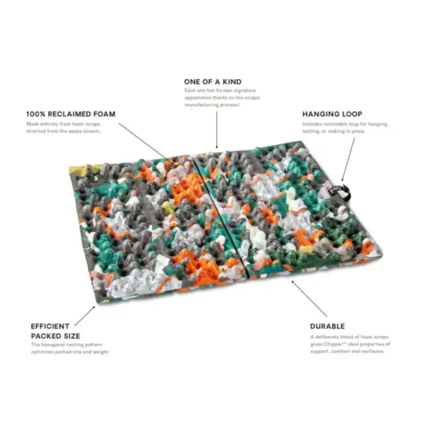NEMO Chipper Reclaimed Closed-Cell Foam Camping Seat - Image 3