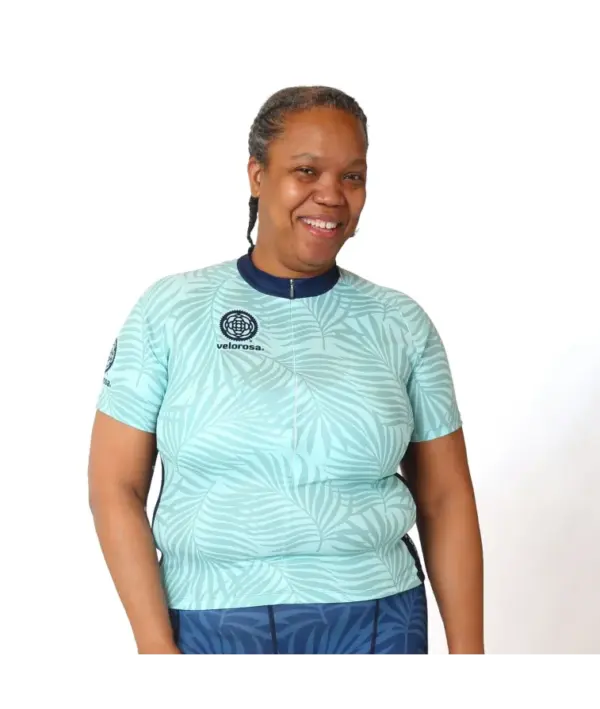 Women's Cycling Jersey Short Sleeve - Velorosa Palms - Image 3