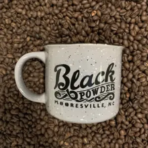 Black Powder Coffee Camping Mug Insulated Travel Cup