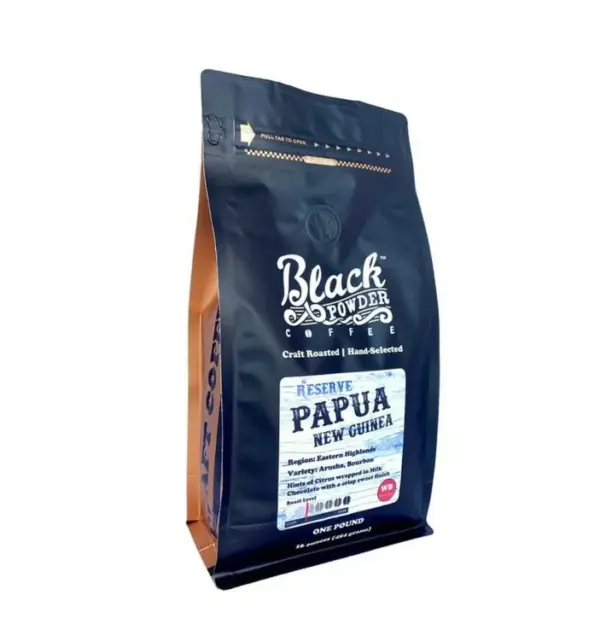 Black Powder Papua New Guinea Baroida Limited Reserve Medium City Roast Coffee