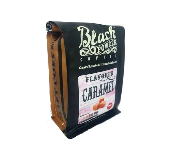 Black Powder Caramel Flavored Coffee Blend