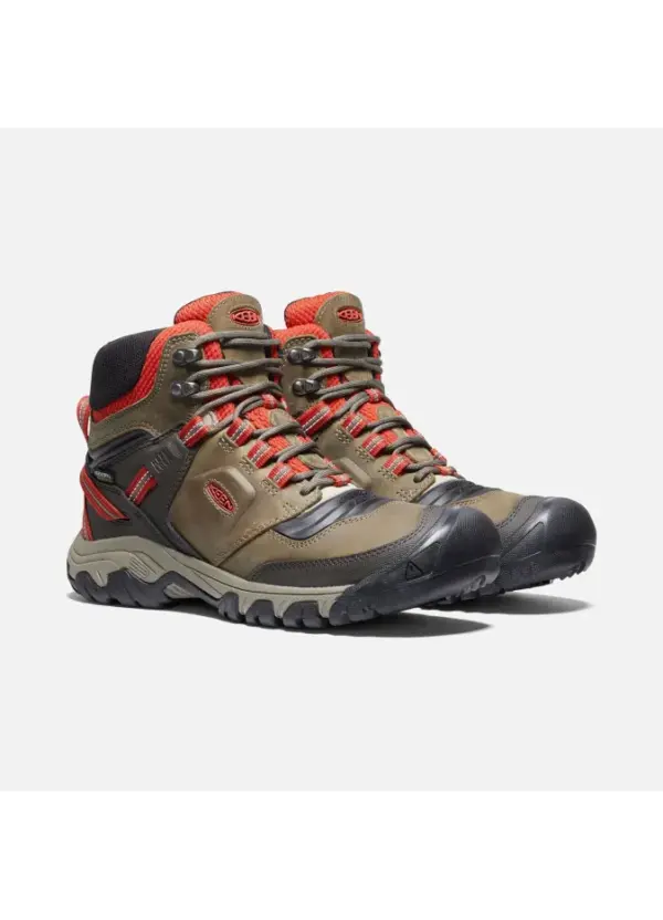 Keen Men's Ridge Flex Mid Waterproof Hiking Boots - Image 3