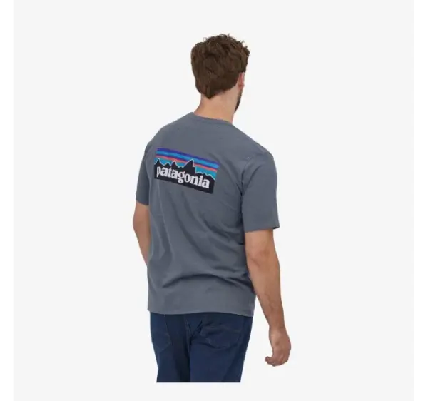 Patagonia Men's Sustainable Organic Cotton P-6 Logo Tee