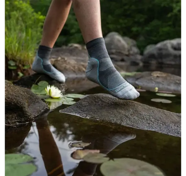 Darn Tough Women's Lightweight Cushioned Quarter Hiking Socks - Image 3