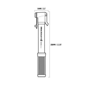 Blackburn Anyvalve Mini Mountain Bike Pump - Compact & Portable