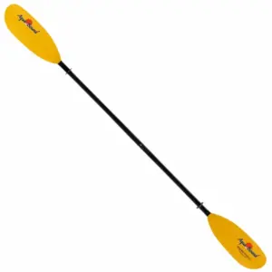 Aqua Bound Sting Ray 2-Piece Kayak Paddle - Fiberglass Shaft, Yellow