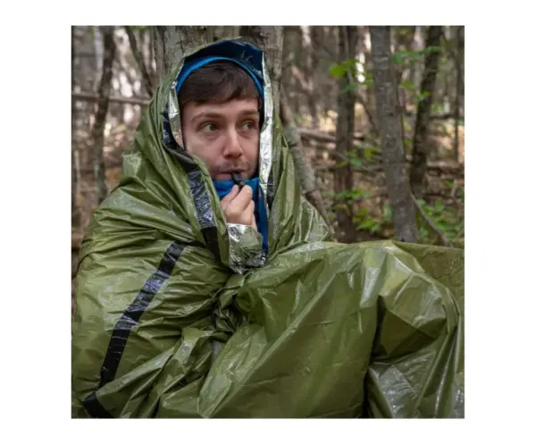 SOL Emergency Bivvy with Survival Whistle - Lightweight & Compact - Image 4