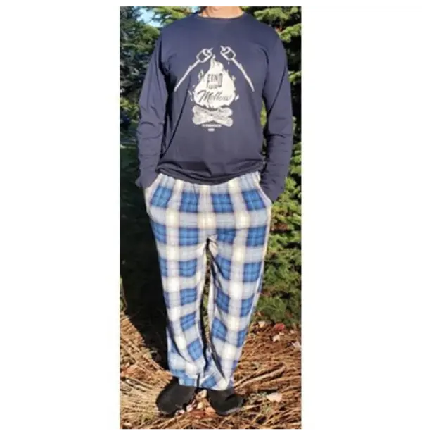 Flyshacker Men's Cabin Jams Cozy Fleece Pajama Pants - Image 3